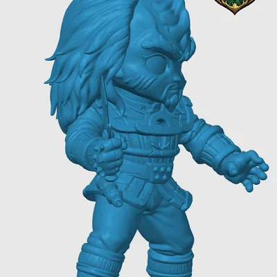 Mô hình Chibi chiến binh Klingon