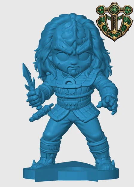 Mô hình Chibi chiến binh Klingon - Image 3