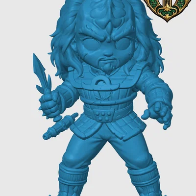 Mô hình Chibi chiến binh Klingon