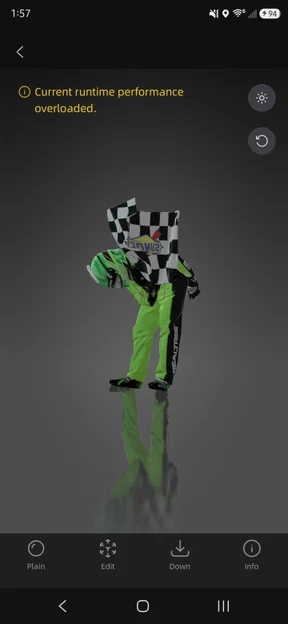 Mô hình 3D Kyle Busch cúi chào (The Busch Bow) cho fan NASCAR - Image 1