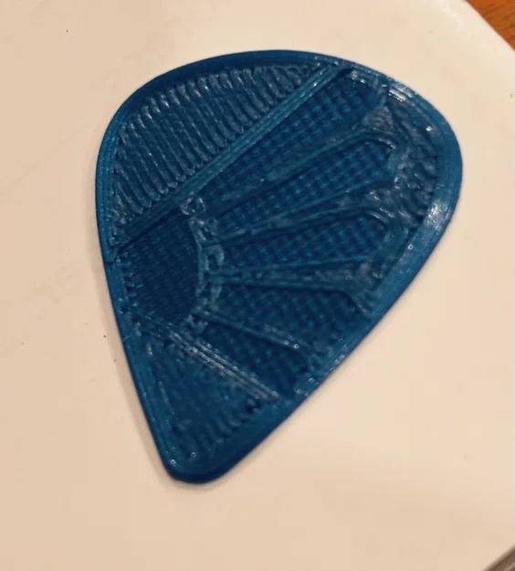 Phím gảy đàn Guitar in 3D với logo Meta Runner độc đáo - Image 2