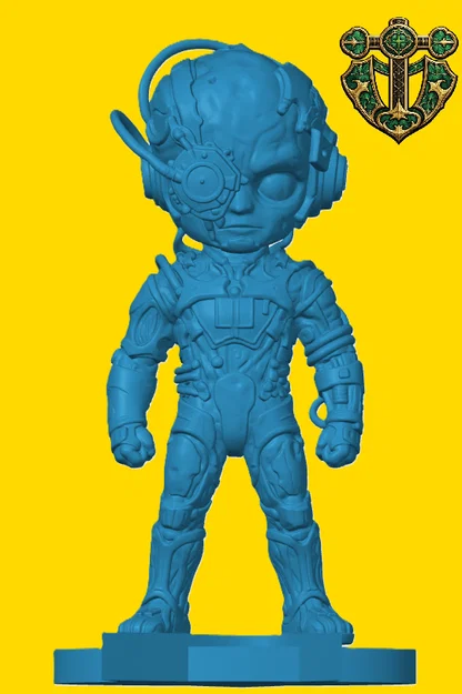 Mô hình Borg Drone phong cách Chibi cho fan Star Trek - Image 1