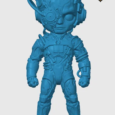 Mô hình Borg Drone phong cách Chibi cho fan Star Trek
