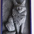 Tranh phù điêu 3D Maine Coon - Thiết kế khung đồng nhất - Thumbnail 6