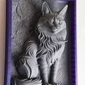 Tranh phù điêu 3D Maine Coon - Thiết kế khung đồng nhất - Thumbnail 9