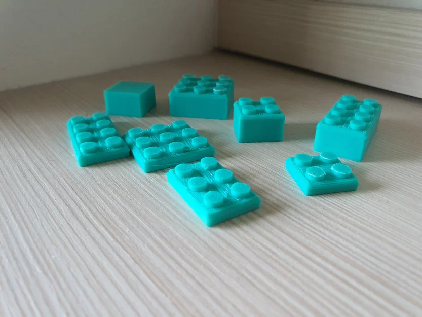 Bộ sưu tập khối nhựa lắp ráp in 3D (Lego Bricks) dễ thương - Image 1
