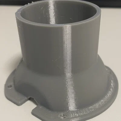 Van bi thủ công cho ống dẫn bụi HT 50mm - Tự in 3D