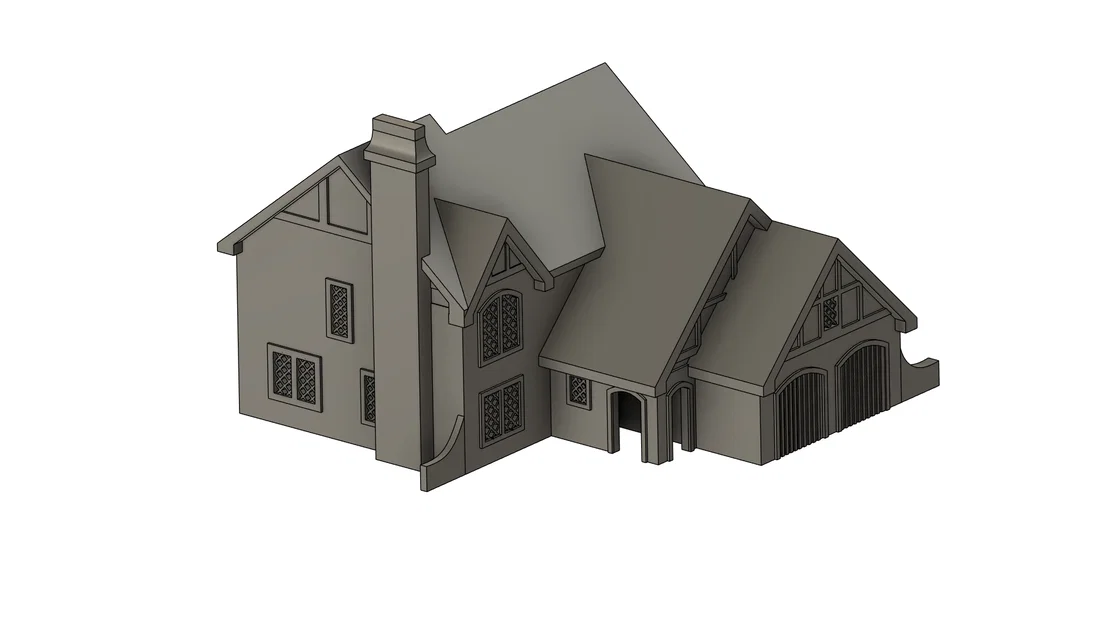 Mô hình căn nhà nhỏ xinh xắn in 3D (Fancy Detailed House) - Image 1