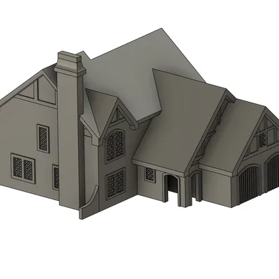 Mô hình căn nhà nhỏ xinh xắn in 3D (Fancy Detailed House)
