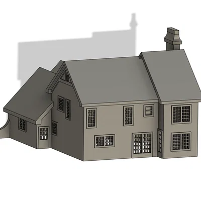 Mô hình căn nhà nhỏ xinh xắn in 3D (Fancy Detailed House)