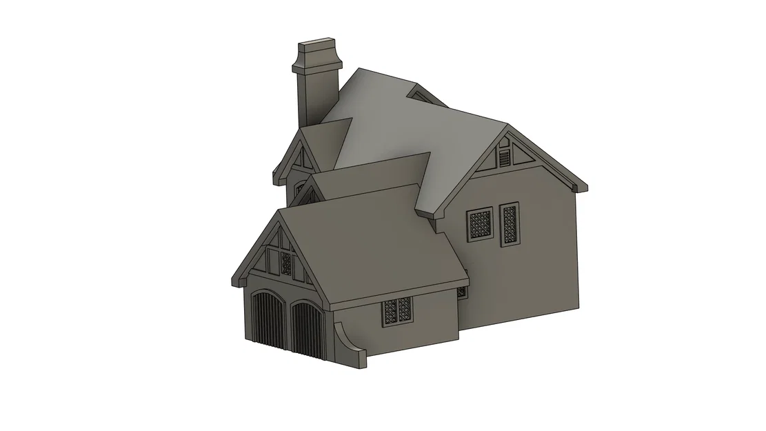 Mô hình căn nhà nhỏ xinh xắn in 3D (Fancy Detailed House) - Image 3