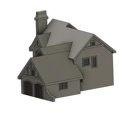 Mô hình căn nhà nhỏ xinh xắn in 3D (Fancy Detailed House)