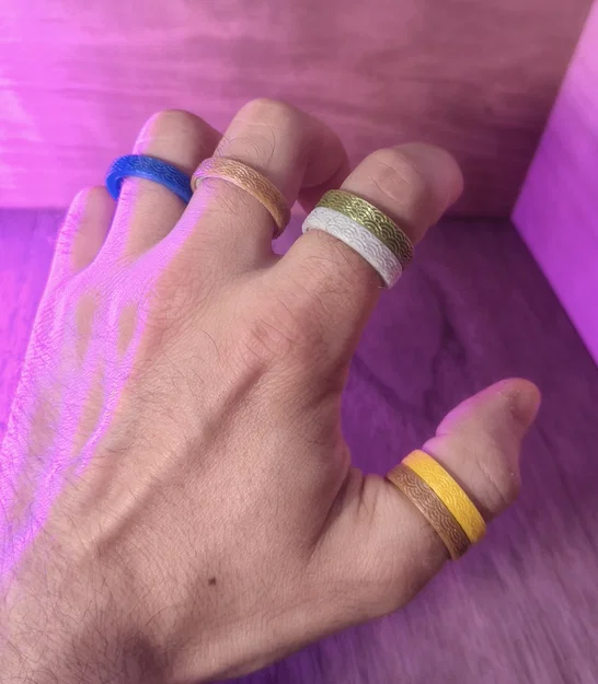 Nhẫn Fidget siêu mỏng (VERY Slim Fidget Ring) - Image 3