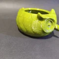 Chậu Cây Hình Cú Dễ Thương In 3D - Thumbnail 4