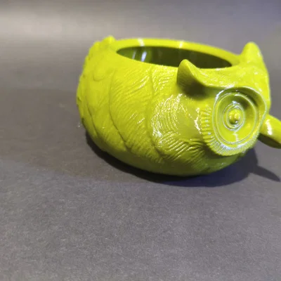 Chậu Cây Hình Cú Dễ Thương In 3D