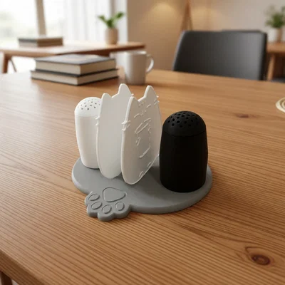 Bộ dụng cụ nhà bếp 3D hình mèo đáng yêu - Kitchen Kit