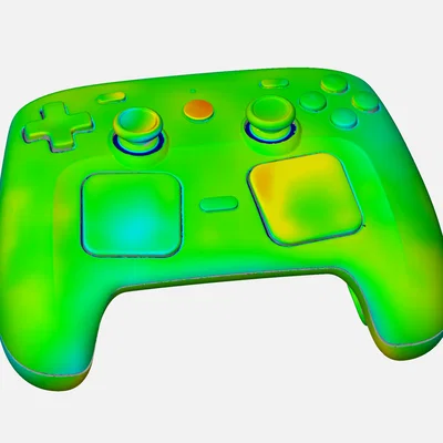 Mô hình 3D-Scan chi tiết tay cầm Steam Controller 2 (2026)