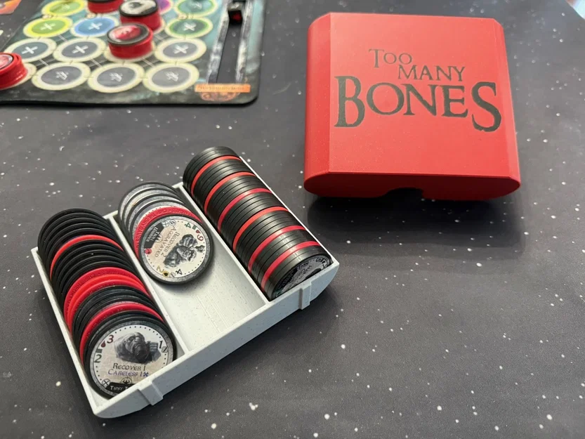 Khay đựng Poker Chip có nắp (Too Many Bones) - Image 3