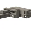 Mô hình kiến trúc nhà hiện đại cho in 3D (Modern House Model) - Thumbnail 1