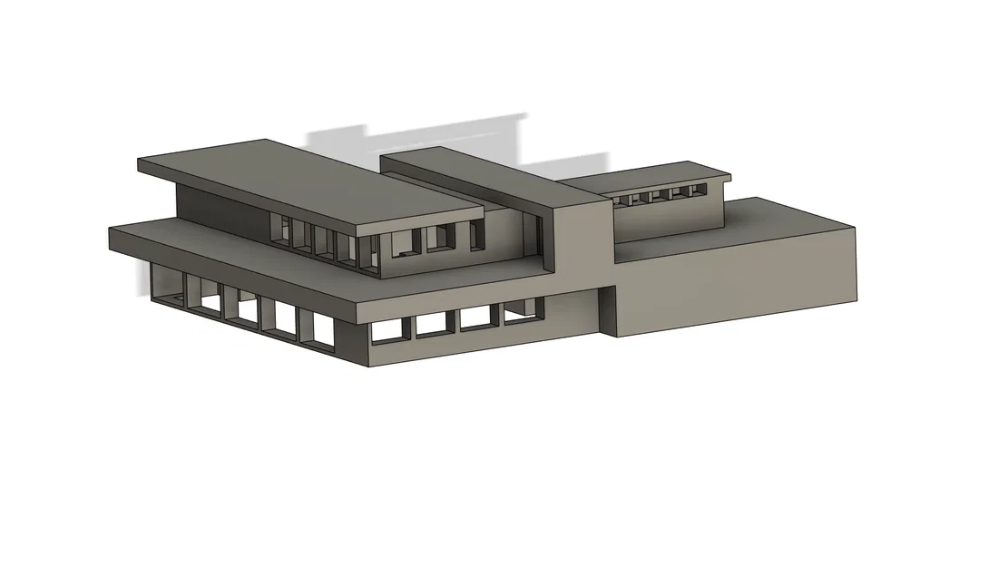 Mô hình kiến trúc nhà hiện đại cho in 3D (Modern House Model) - Image 2