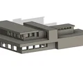 Mô hình kiến trúc nhà hiện đại cho in 3D (Modern House Model) - Thumbnail 2