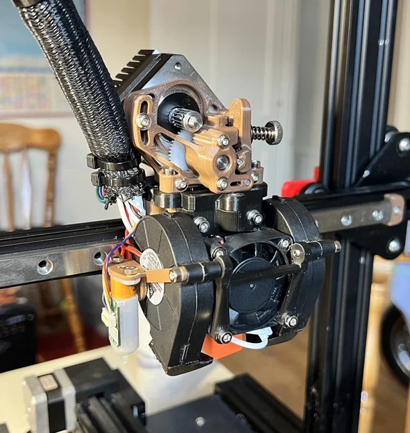 Ngàm chuyển đổi ray trượt MGN12H cho Ugly Ender 3 v2 Toolhead - Image 1