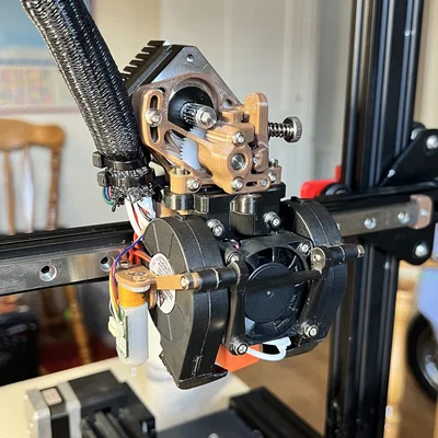 Ngàm chuyển đổi ray trượt MGN12H cho Ugly Ender 3 v2 Toolhead