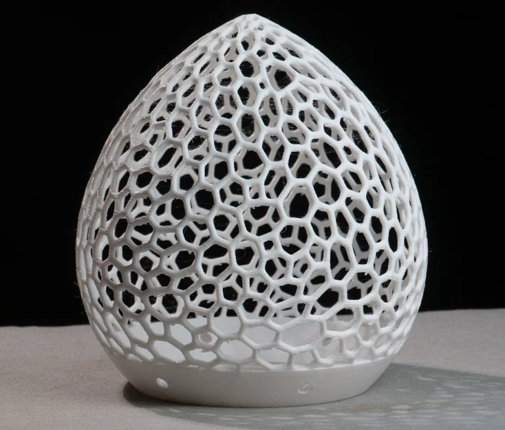 Mẫu khung treo cây Kokedama in 3D lưới tổ ong hiện đại - Image 1