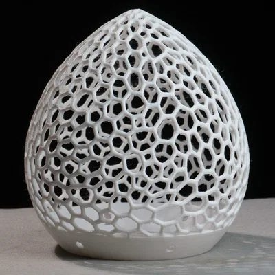 Mẫu khung treo cây Kokedama in 3D lưới tổ ong hiện đại