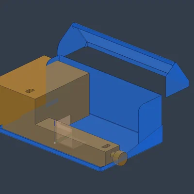 Mô hình vỏ bảo vệ máy tiện Emco Compact 5 (Sheet Metal Housing)