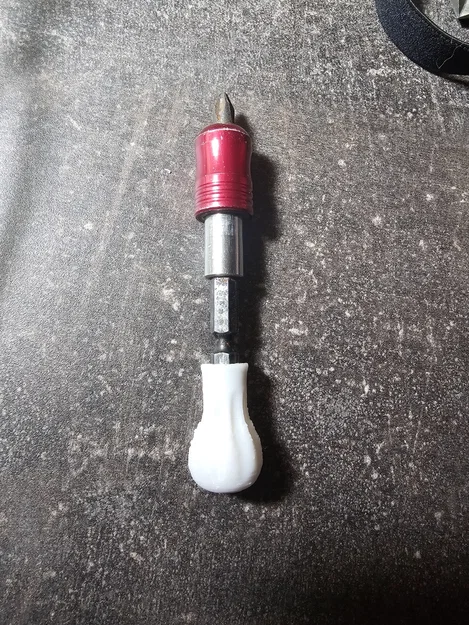 Tay cầm tua vít lục giác 1/4 inch siêu nhỏ gọn - Image 1
