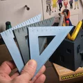 Thước Ê-ke 45 Độ Dùng Trong Vẽ Kỹ Thuật - Thumbnail 1