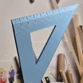 Thước Ê-ke 45 Độ Dùng Trong Vẽ Kỹ Thuật - Thumbnail 2