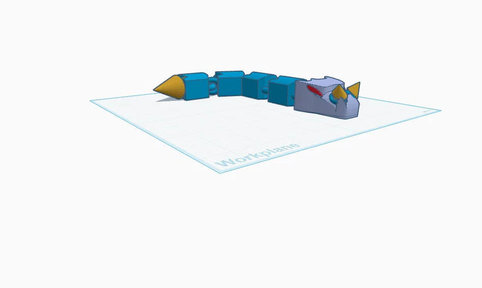 Mô hình rồng khớp nối (Articulated Dragon) in 3D linh hoạt - Image 1