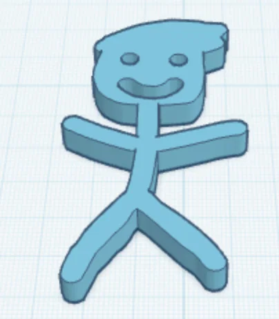 Mô hình người que Stick Figure dễ thương cho in 3D - Image 1