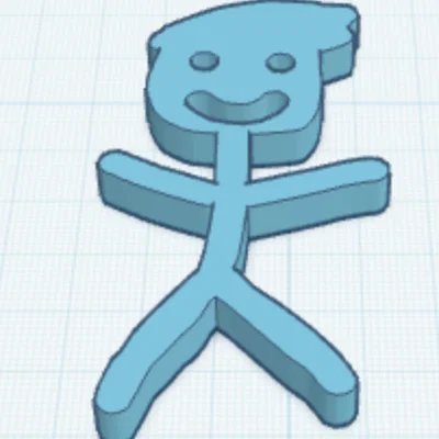 Mô hình người que Stick Figure dễ thương cho in 3D