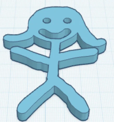 Mô hình người que Stick Figure dễ thương cho in 3D - Image 2