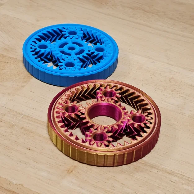 Đồ chơi xoay bánh răng hành tinh (Planetary Gear Fidget) in 3D - Image 1