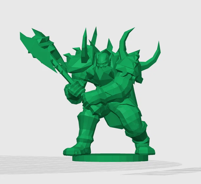 Mô hình thay thế cho game bàn cờ Warcraft - Grumbaz T1 - Image 4