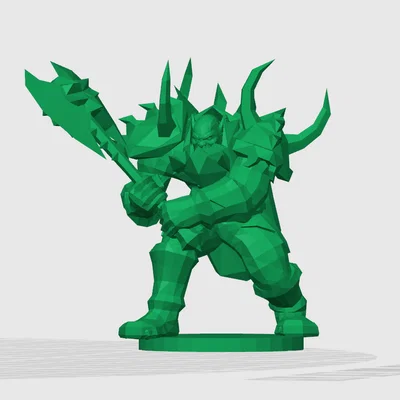 Mô hình thay thế cho game bàn cờ Warcraft - Grumbaz T1