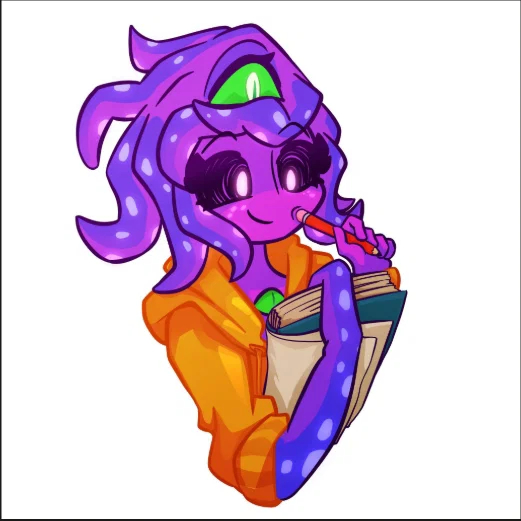Mô hình 3D Zoe từ Monster Prom: Thiết kế chi tiết cho fan game - Image 1
