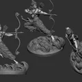 Mô hình 3D Thần Rama bắn cung trên Ram Sethu cực kỳ chi tiết - Thumbnail 1