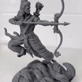 Mô hình 3D Thần Rama bắn cung trên Ram Sethu cực kỳ chi tiết - Thumbnail 2