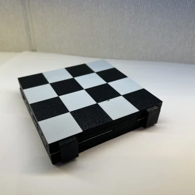 Travel Checkers – Bộ Cờ Du Lịch Gấp 4 Siêu Gọn Nhẹ Có Thể In 3D
