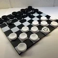 Travel Checkers – Bộ Cờ Du Lịch Gấp 4 Siêu Gọn Nhẹ Có Thể In 3D - Thumbnail 4