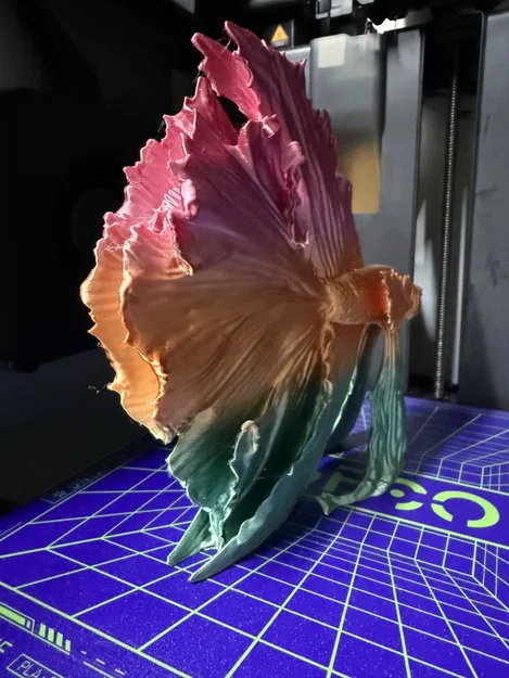 Mô hình trang trí cá Betta (Kampffisch) in 3D nghệ thuật - Image 4