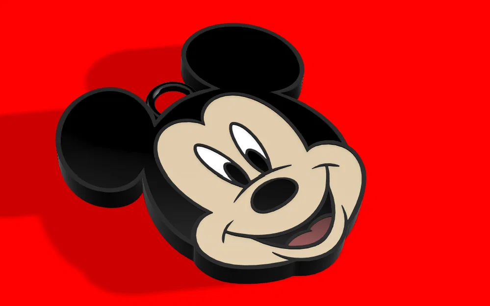 Móc khóa Mickey Mouse 3D siêu đáng yêu cho fan Disney - Image 1