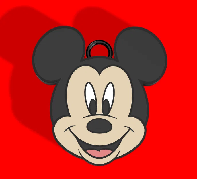 Móc khóa Mickey Mouse 3D siêu đáng yêu cho fan Disney - Image 2