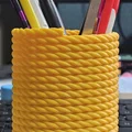 Ống cắm bút dây thừng xoắn (có 2 phiên bản) - Thumbnail 1
