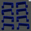 Bộ giá đỡ chân khay pin cho Traxxas Revo 3.3 - ceb 11 Revo (4 cái) - Thumbnail 2